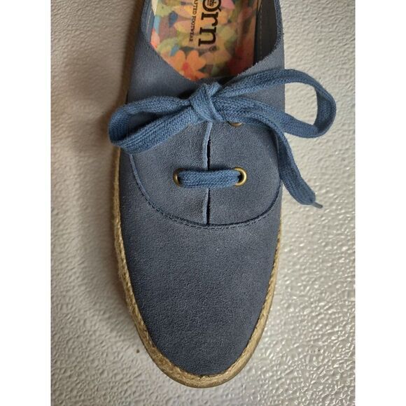BORN Blue Suede Leather Capela Sneakers Size 8M - Picture 14 of 16